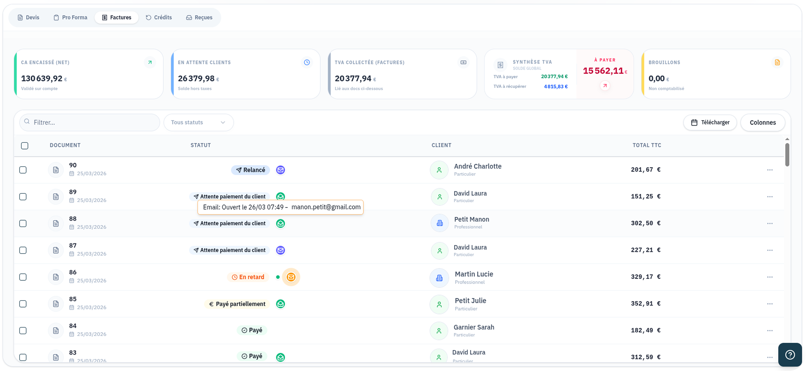 Interface Facturation Peppol